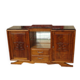 Walnut sideboard with moustache legs