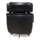 Black leather chaise longue esa 802 by Werner Langenfeld, 1970