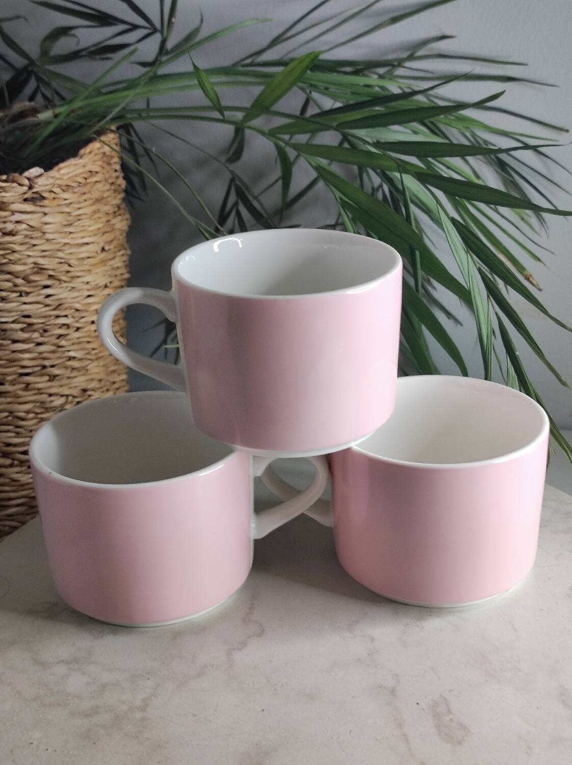 Pink coffee set 6