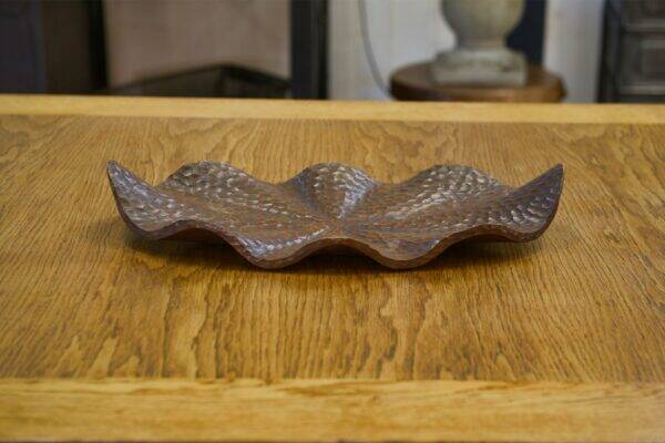 1950s Brutalist Oak Centerpiece