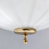 Murano Glass and Brass Ceiling Light in Neoclassical Style, Italy