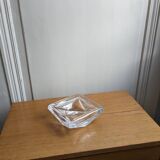 Crystal glass ashtray