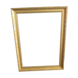 Large old gilded wooden frame