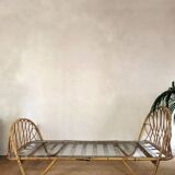Single rattan bed
