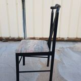 Série de 4 chaises design 1980