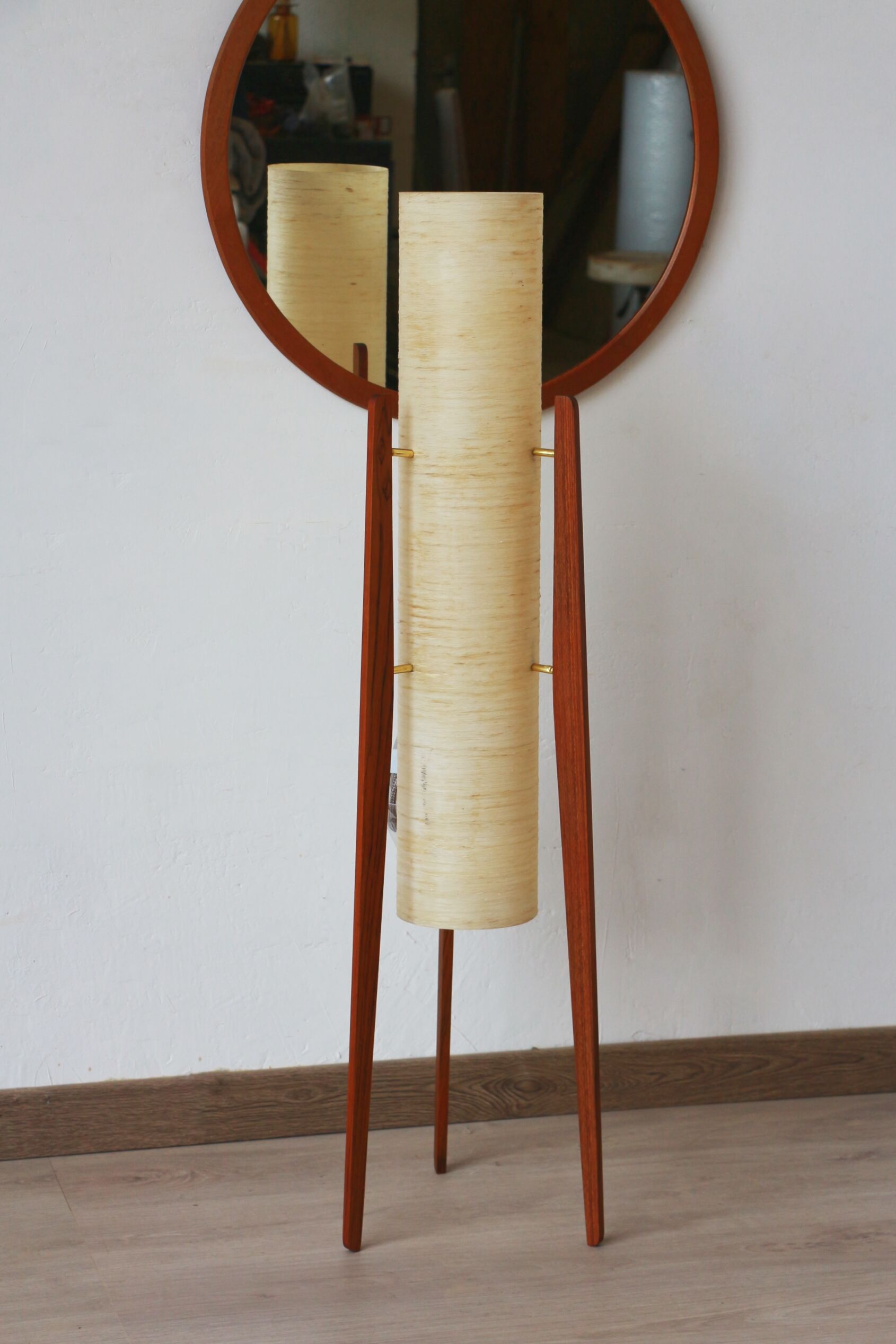 Rocket lamp - cream - 60's