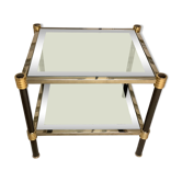 Glass coffee table