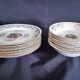 Set of 13 plates with Japanese motifs in real Limoges porcelain