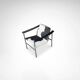 LC1 ponyskin armchair by Le Corbusier et al for Cassina 1980s