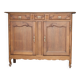 Sumptuous solid oak sideboard, 18th century provincial work