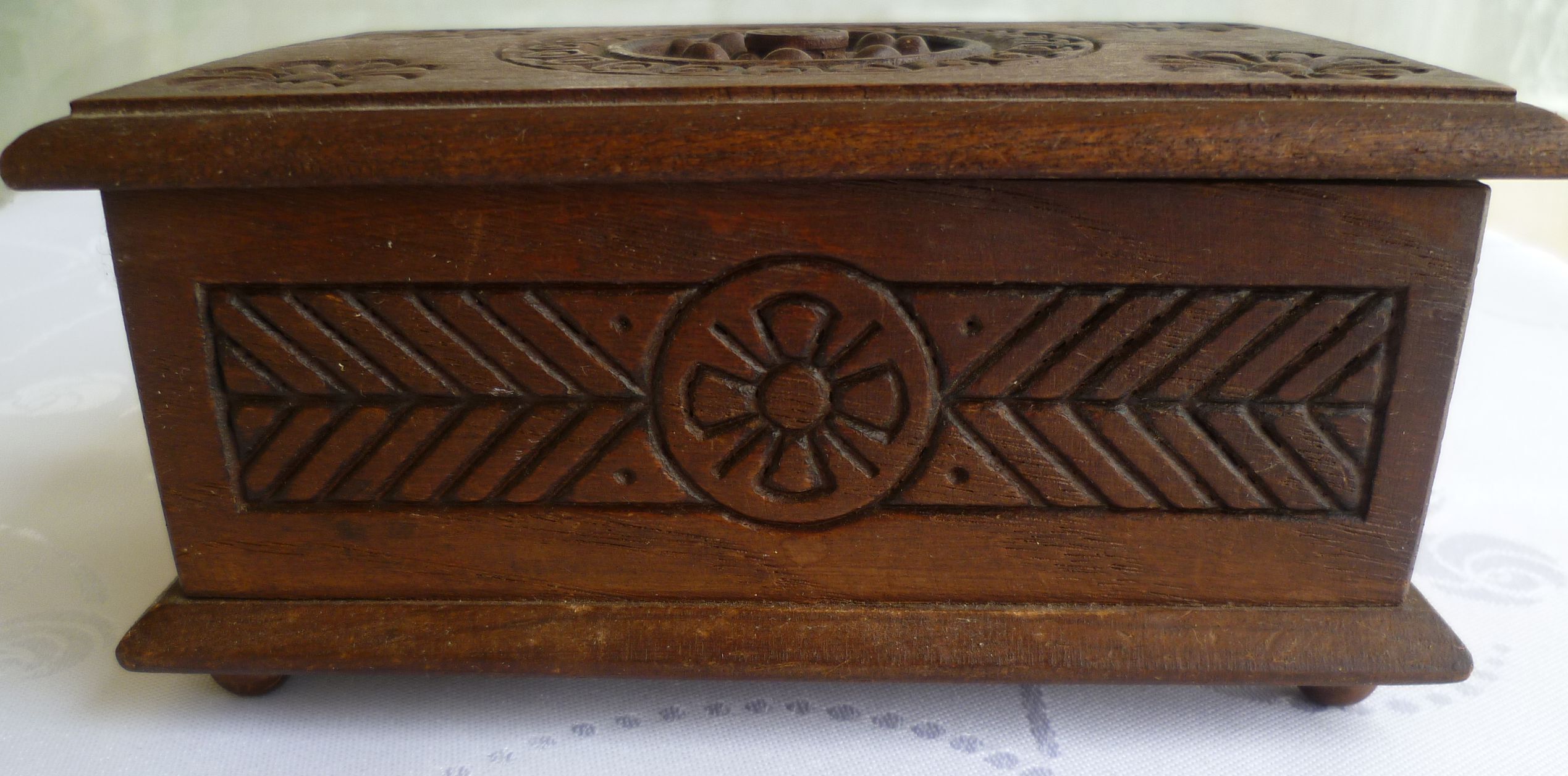 Small breton wooden chest