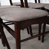 Set of six oak chairs, Danish design, 1970s, production: Denmark