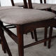Set of six oak chairs, Danish design, 1970s, production: Denmark