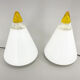 Pair of Vetri Murano table lamps by Giusto Toso, 1970's