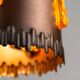 Josef Brumberg JBS Leuchten set of pendants with brass and amber glass
