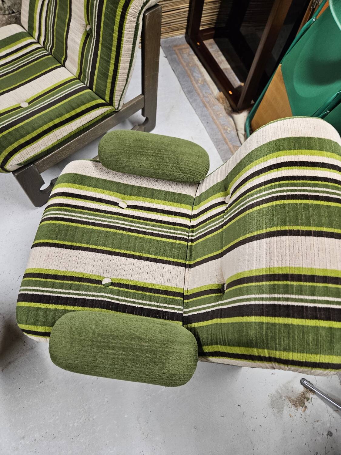 Set of 4 armchairs 1960/1970