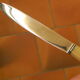 Set of 11 cheese knives or vintage dessert stainless steel blade.