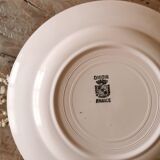 Digoin Sarreguemines Pink plate