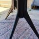 Vintage Scandinavian coffee table in teak with black legs - 1960s
