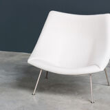 Pair of armchairs and ottoman Oyster F159 Artifort Pierre Paulin