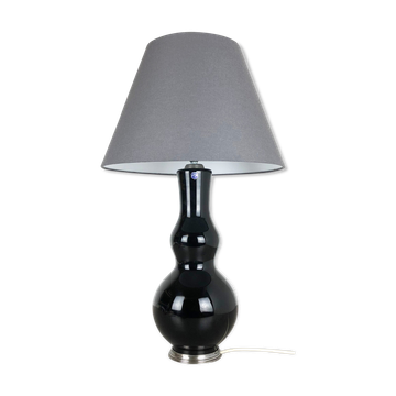 Opaline Murano glass table desk light made by Cenedese Vetri Italy, 1960s