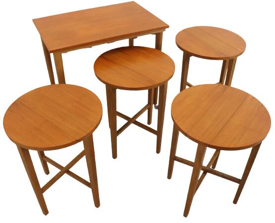 Nesting tables Poul Hundevad vintage