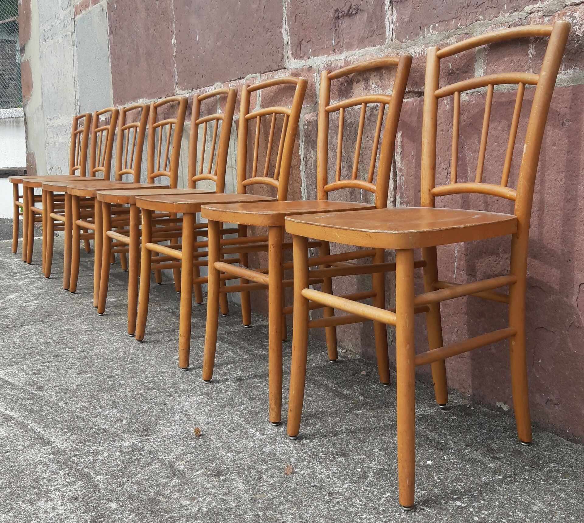 Chaises bistrot (Lot de 8 chaises)