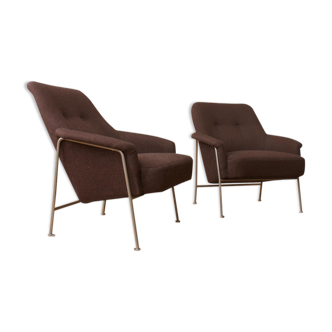 Pair of chairs 162 vintage by Theo Ruth for Artifort