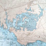 Map of Finistère and Morbihan, west coast of France
