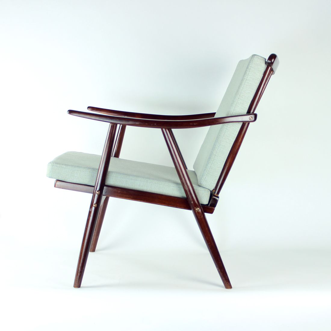 Iconic Boomerang Armchair From Ton, Czechoslovakia, 1960s