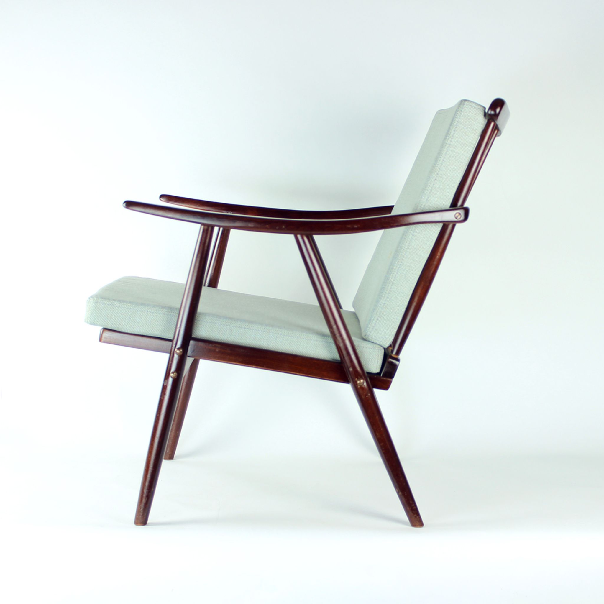 Iconic Boomerang Armchair From Ton, Czechoslovakia, 1960s