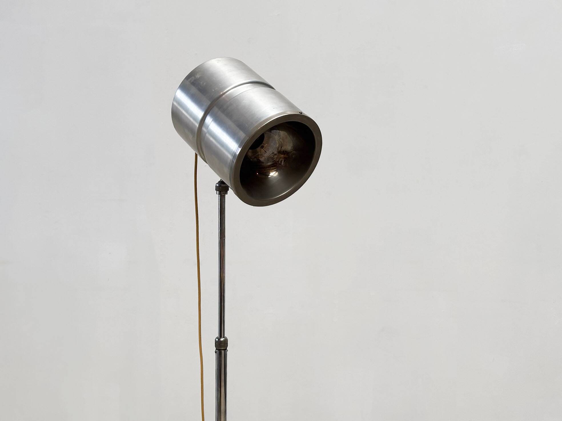 Chrome French floor lamp