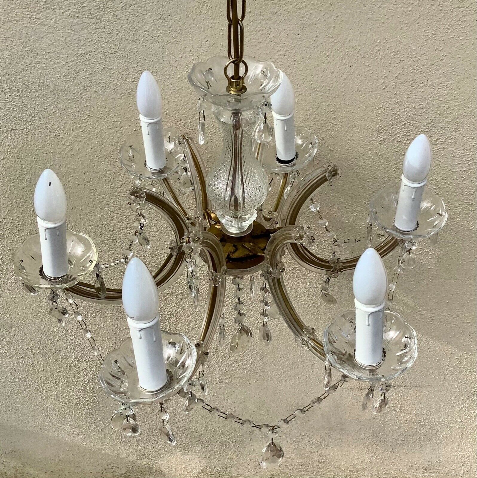 Lustre 6 branches art deco