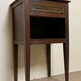 Louis xvi style bedside table in solid wood