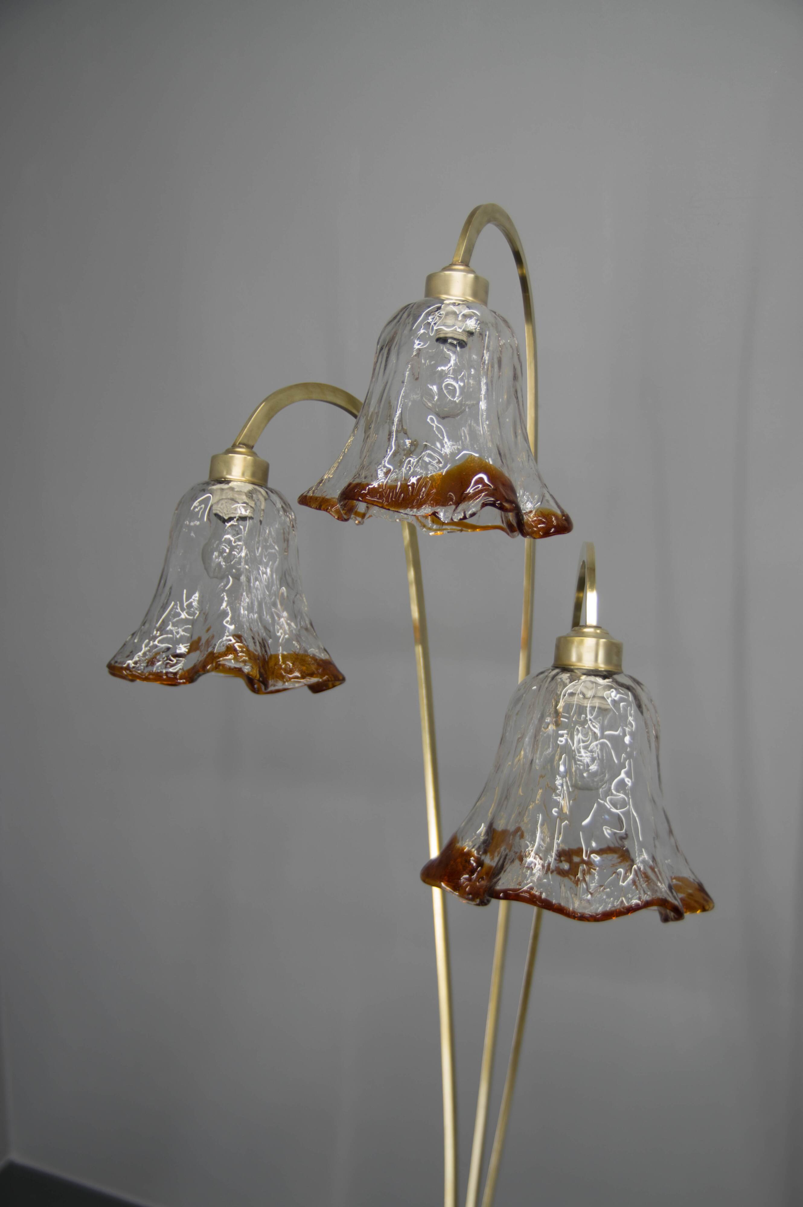Murano Glass Floor Lamp, Italy, 1980s