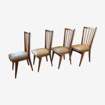 Suite of 4 chairs 1950