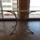 Large dining table in vintage marble 70'S Roche and Bobois