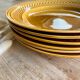 6 flat plates gien france vintage
