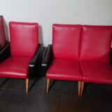 Set of an armchair and a sofa from the 50s