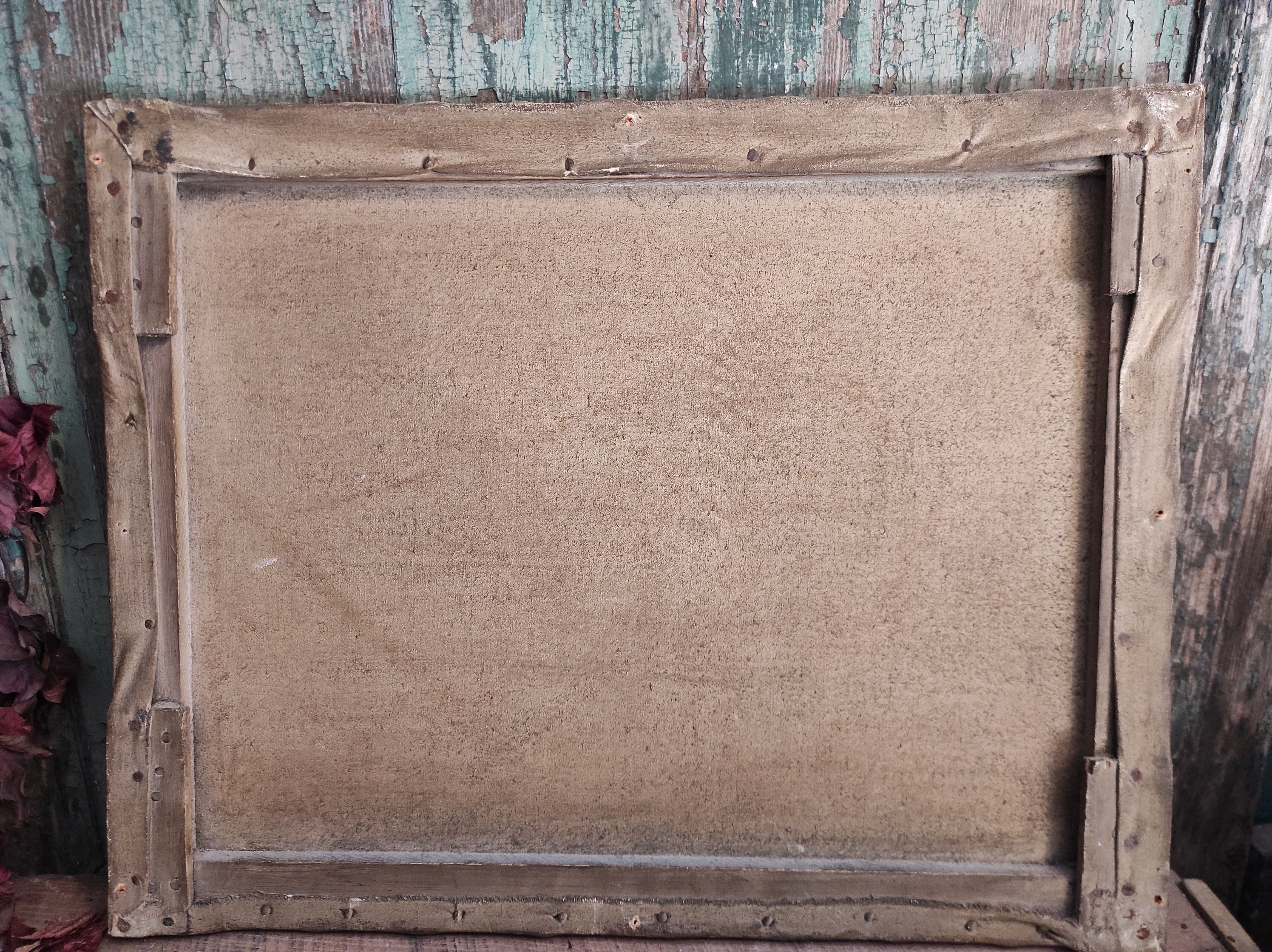 Vintage French oil painting, signed Levergne, 1958