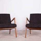 Type 300-138 Beech Armchairs from Bystrzyckie Furniture Factory, 1960s, Set of 2