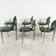 Vintage dining chairs by Belgo chrom, set of 6 - 1980s