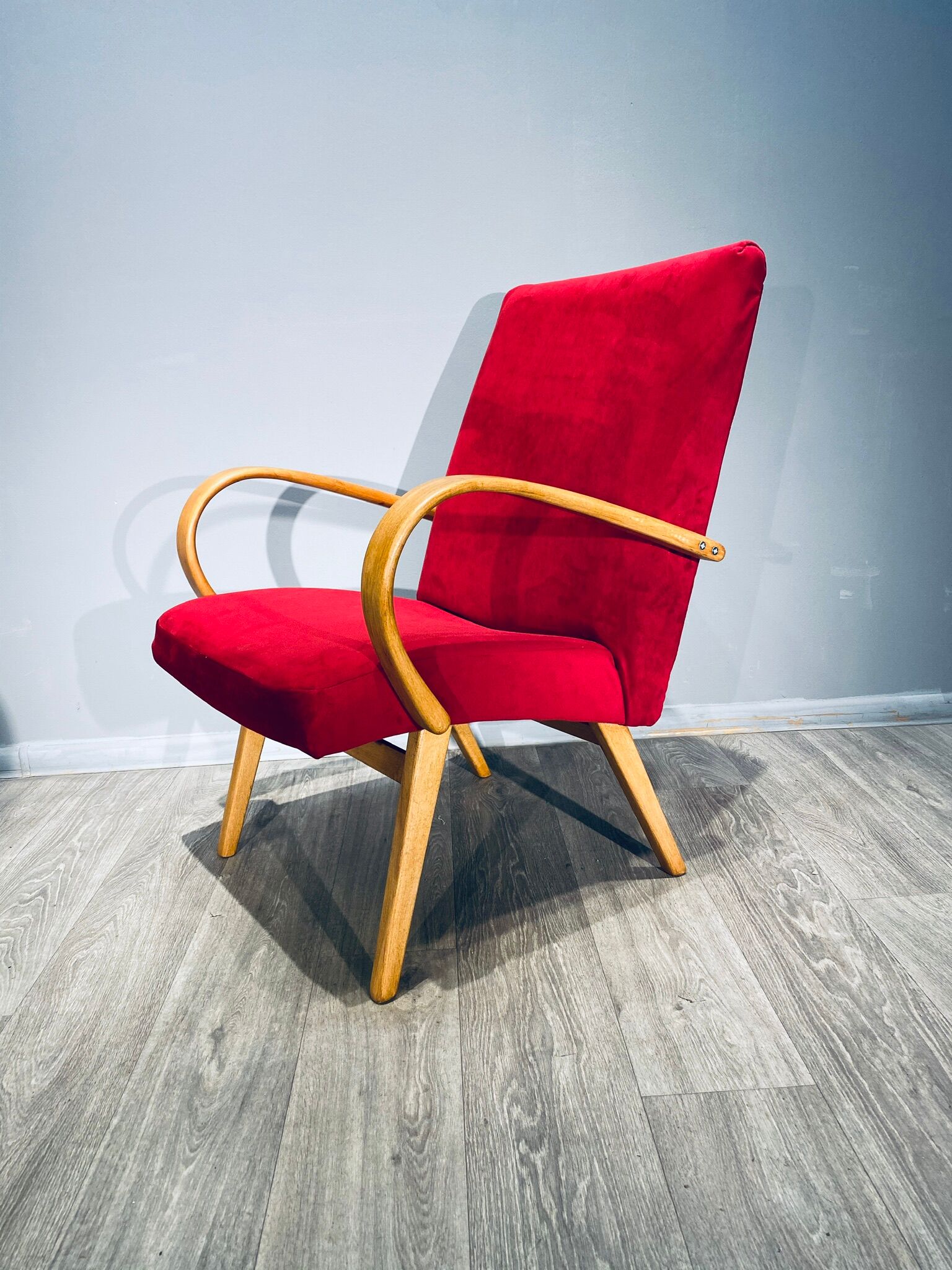 Pair des fauteuils de Jaroslav Smidek pour Ton, vintage 1960