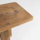 Art Deco bench in solid wood, France ca. 1940