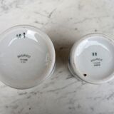 Set of 2 Pillivuyt ceramic pots