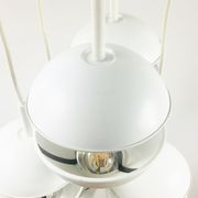 Lustre en cascade de l'ère spatiale par Klaus Hempel pour Kaiser Leuchten, Allemagne, 1972