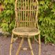 Série de 4 chaises en rotin des années 60