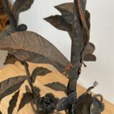 Vintage wrought iron plant holder Art deco Jugendstil