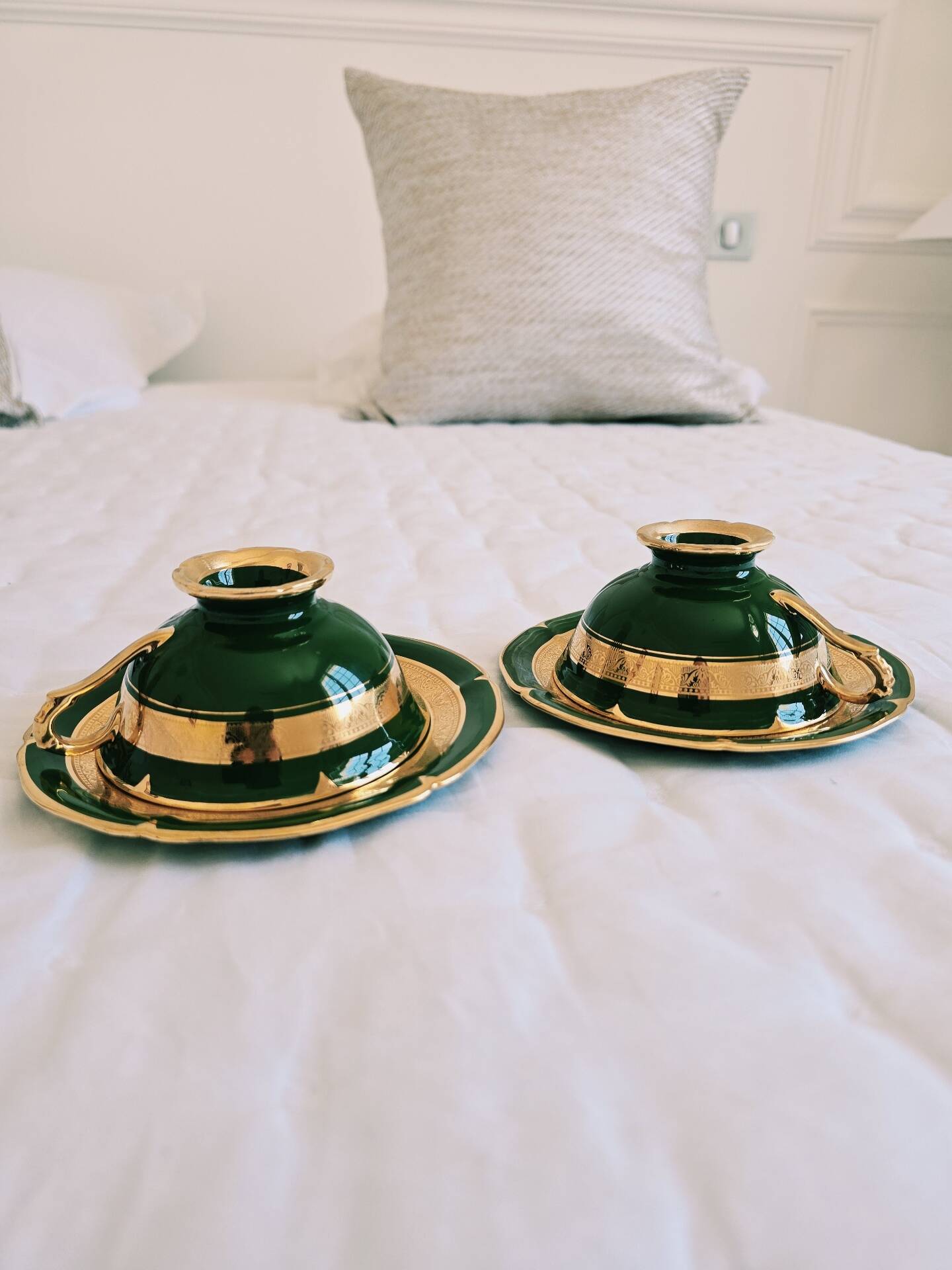Pair of cups Lengle Limoges France