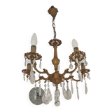 Bronze chandelier and pendants